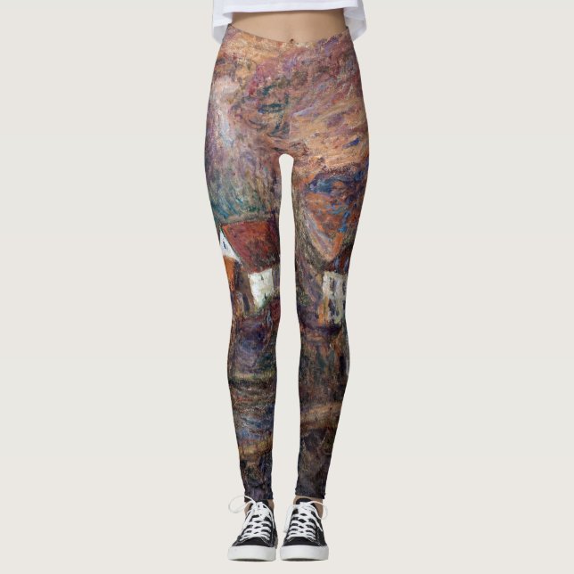 Claude Monet - Die Brücke in Vervy Leggings (Vorderseite)