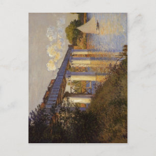Claude Monet Die Eisenbahnbrücke in Argenteuil Le  Postkarte