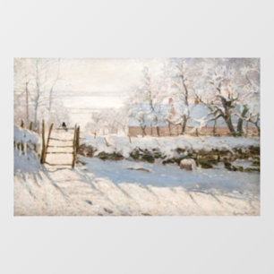 Claude Monet - Die Elster Fensteraufkleber