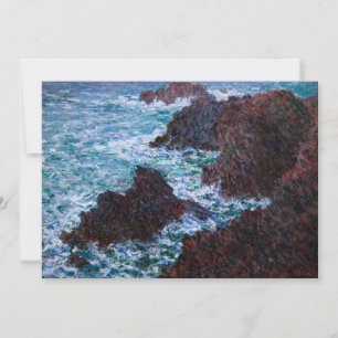 Claude Monet - Die Felsen von Belle-Ile, Wilde Küs Einladung