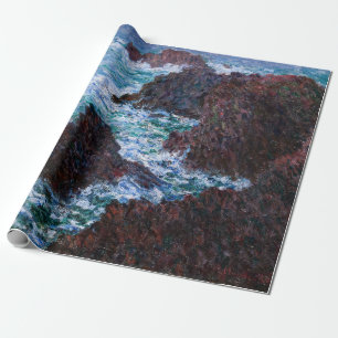 Claude Monet - Die Felsen von Belle-Ile, Wilde Küs Geschenkpapier