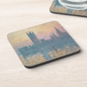 Claude Monet die Häuser des Parlaments, Getränkeuntersetzer