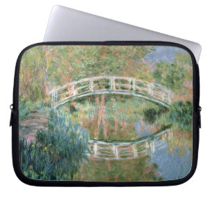 Claude Monet die japanische Brücke, Giverny Laptopschutzhülle