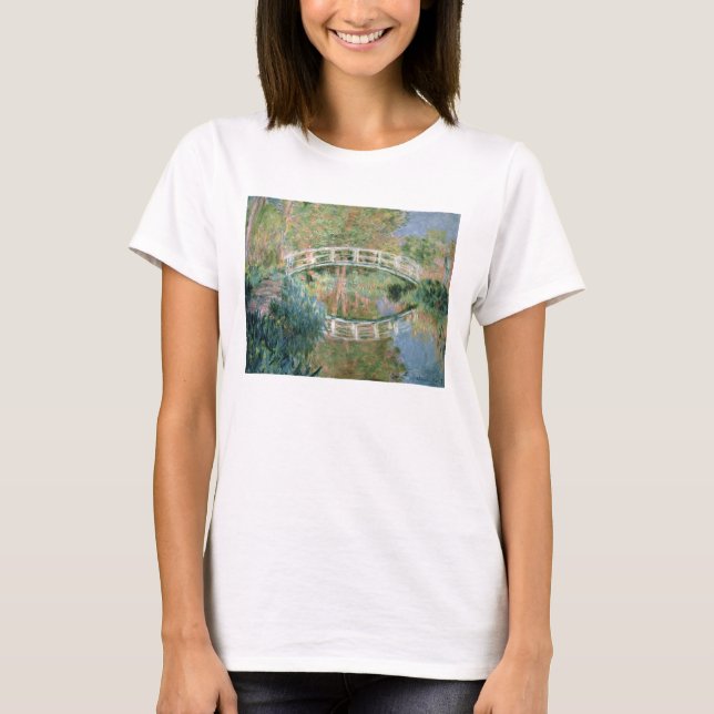 Claude Monet | die japanische Brücke, Giverny T-Shirt (Vorderseite)