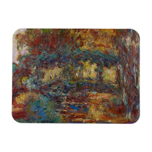 Claude Monet   Die japanische Brücke Magnet