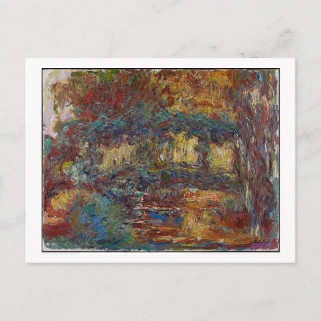 Claude Monet | Die japanische Brücke Postkarte (Vorderseite)