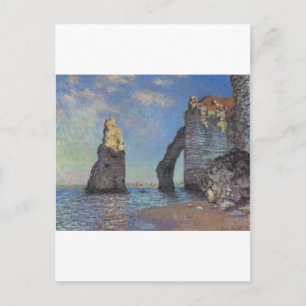 Claude Monet Die Klippen bei Etretat Schicksal Ges Postkarte