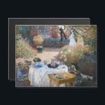 Claude Monet - Die Magnetkarte des Mittagsessens<br><div class="desc">Luncheon,  dekorative Tafel / Le dejeuner,  panneau dekoratif - Claude Monet,  1873</div>