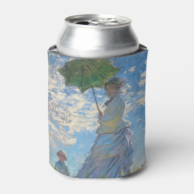 Claude Monet - Die Promenade, Frau mit Sonnenschir Dosenkühler (Kanne Vorderseite)