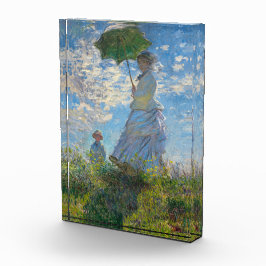 Claude Monet - Die Promenade, Frau mit Sonnenschir Fotoblock