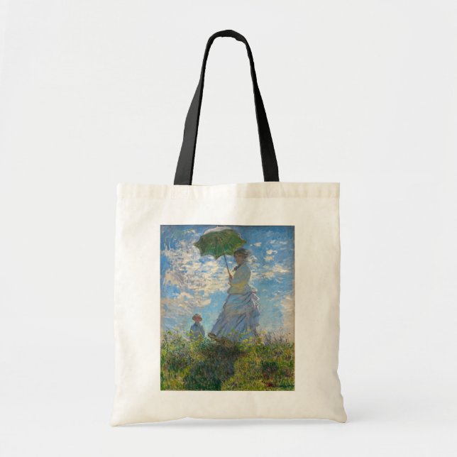 Claude Monet - Die Promenade, Frau mit Sonnenschir Tragetasche (Vorne)
