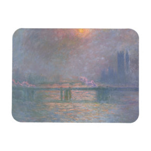 Claude Monet   die Themse mit Charing Kreuz Magnet