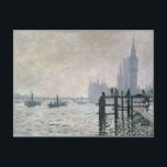 Claude Monet | Die Themse unterhalb von Westminste Postkarte<br><div class="desc">Die Themse unter Westminster,  1871 | von Claude Monet | Art Location: National Gallery,  London,  UK | Französische Künstler | Image Collection number: BAL812</div>