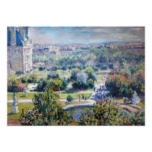 Claude Monet - Die Tuilerien-Gärten Fotodruck
