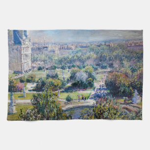 Claude Monet - Die Tuilerien-Gärten Geschirrtuch