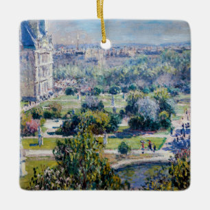 Claude Monet - Die Tuilerien-Gärten Keramikornament