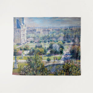 Claude Monet - Die Tuileries Gärten Wandteppich
