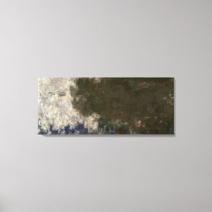Claude Monet   die Wasserlilien die Wolken, Leinwanddruck