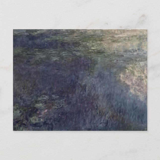 Claude Monet | Die Wasserlilien Wolken 1914-18 Postkarte (Vorderseite)