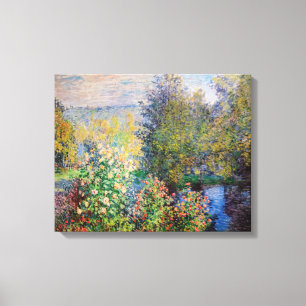 Claude Monet - Ecke des Gartens in Montgeron Leinwanddruck