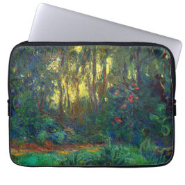 Claude Monet - Ecke eines Teiches mit Wasserlilien Laptopschutzhülle