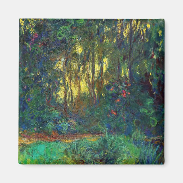 Claude Monet - Ecke eines Teiches mit Wasserlilien Magnet (Vorne)