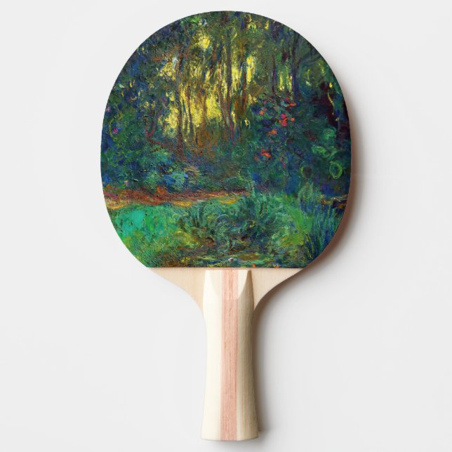 Claude Monet - Ecke eines Teiches mit Wasserlilien Tischtennis Schläger (Vorderseite)