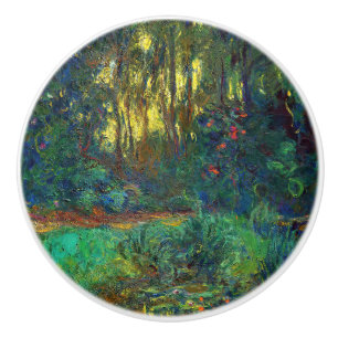 Claude Monet - Ecke eines Teichs mit Seerosen Keramikknauf