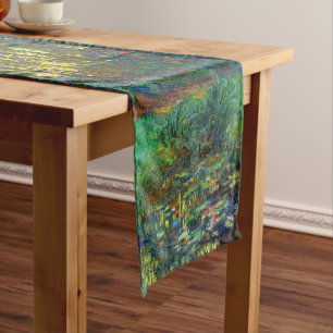 Claude Monet - Ecke eines Teichs mit Seerosen Kurzer Tischläufer