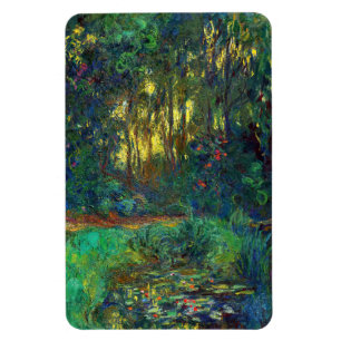 Claude Monet - Ecke eines Teichs mit Seerosen Magnet