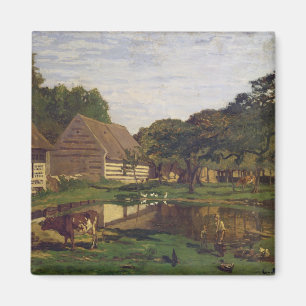 Claude Monet   ein Hof in Normandie Magnet