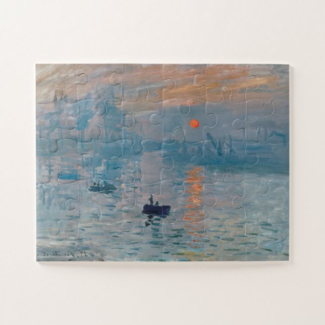 Claude Monet, Eindruck, Sonnenaufgang, (Horizontal)