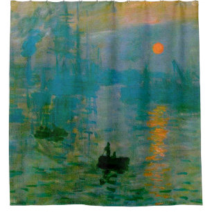 Claude Monet-Eindruck, Sonnenaufgang Duschvorhang