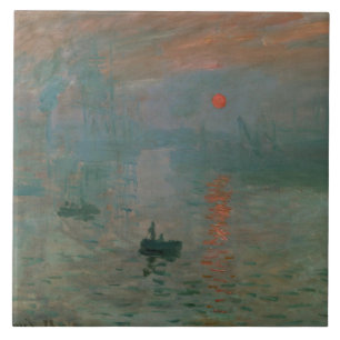 Claude Monet - Eindruck, Sonnenaufgang Fliese