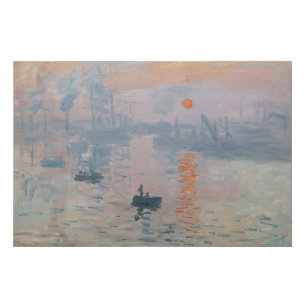 Claude Monet - Eindruck, Sonnenaufgang Künstlicher Leinwanddruck