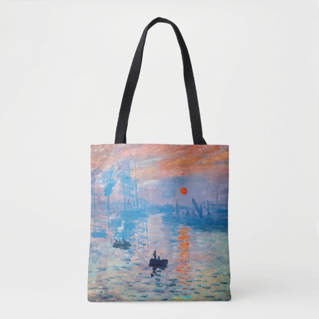 Claude Monet - Eindruck, Sonnenaufgang Tasche (Vorderseite)