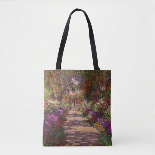 Claude Monet eine Bahn in Monets Garten Tasche