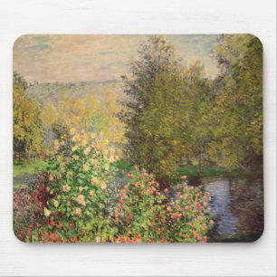 Claude Monet   eine Ecke des Gartens bei Montgeron Mousepad