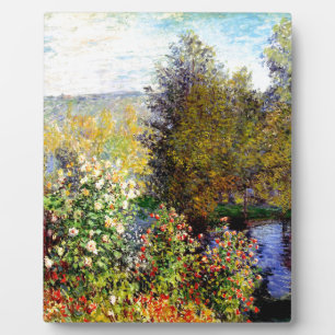 Claude Monet Eine Ecke des Gartens in Montgeron Fotoplatte