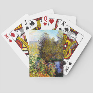Claude Monet Eine Ecke des Gartens Spielkarten