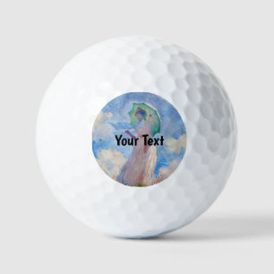 Claude Monet - Eine Frau mit einem Parasol gegenüb Golfball