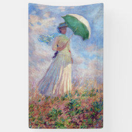 Claude Monet - Eine Frau mit einem Sonnenschirm au Banner