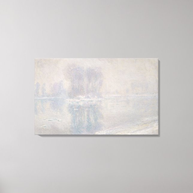 Claude Monet | Eisschollen Leinwanddruck (Vorderseite)