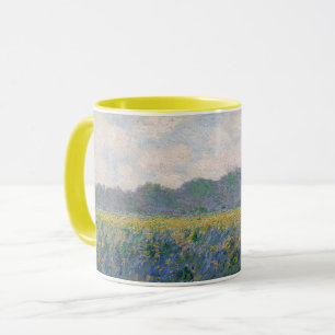 Claude Monet - Feld mit gelben Schwertlilien in Gi Tasse