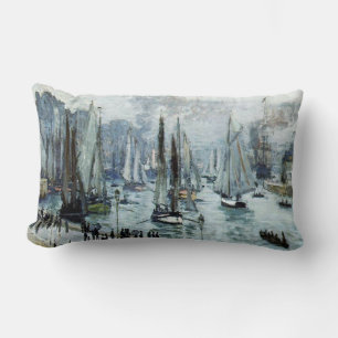 Claude Monet Fischerboote Verlassend Hafen Lendenkissen