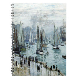 Claude Monet Fischerboote Verlassend Hafen Notizblock