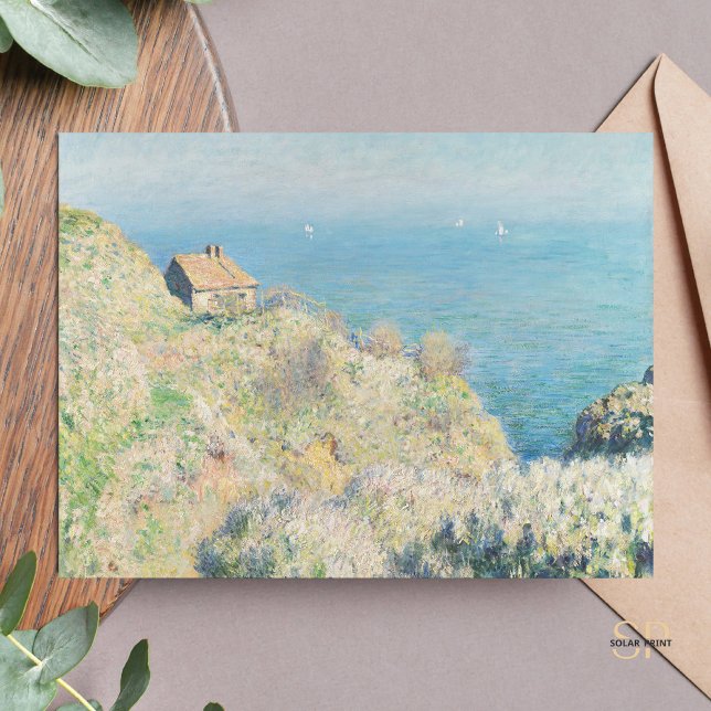 Claude Monet Fisherman's House Painting Art Print Postkarte (Von Creator hochgeladen)