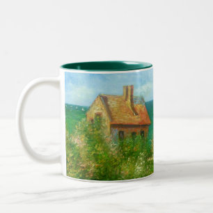 Claude Monet: Fishermans Hütte bei Varengeville Zweifarbige Tasse