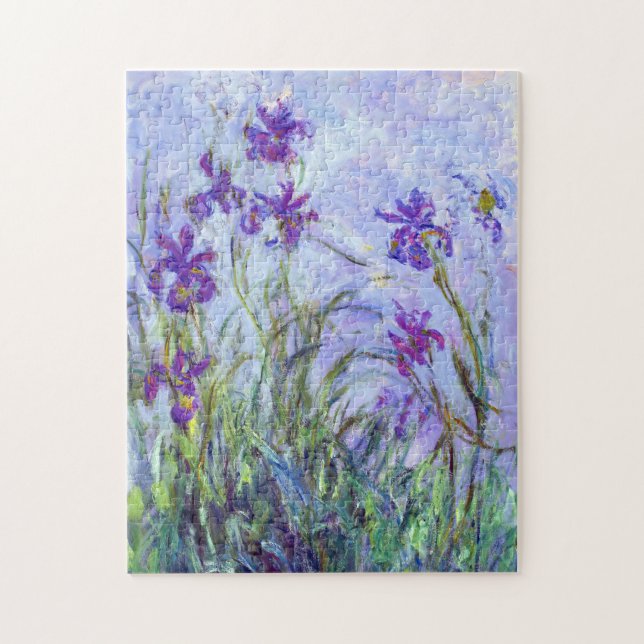 Claude Monet - Flieder-Iris / Iris Mauves (Vertikal)