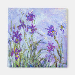 Claude Monet - Flieder-Iris / Iris Mauves Magnet